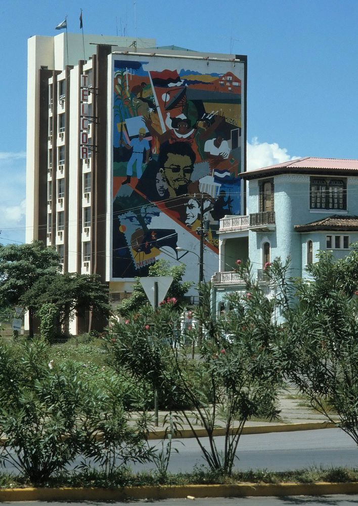 Managua. TELCOR-Hochhaus