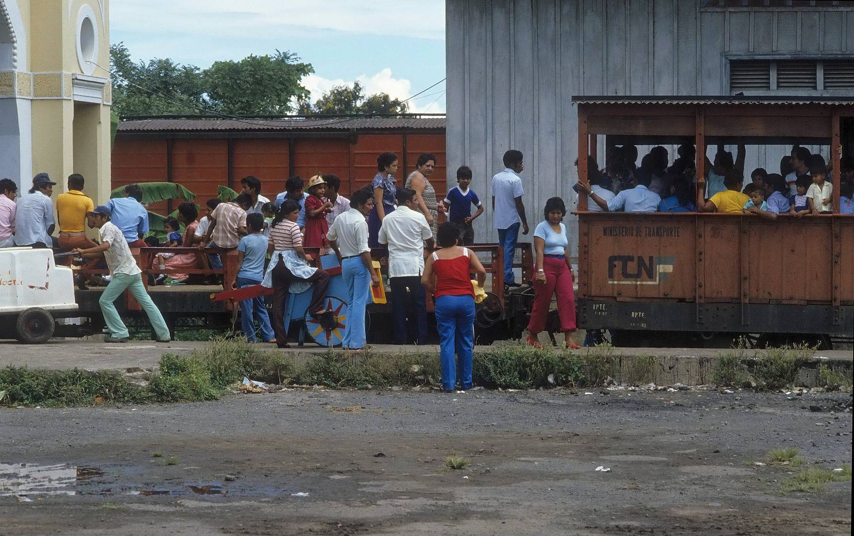 Managua, Zugabfahrt 1984