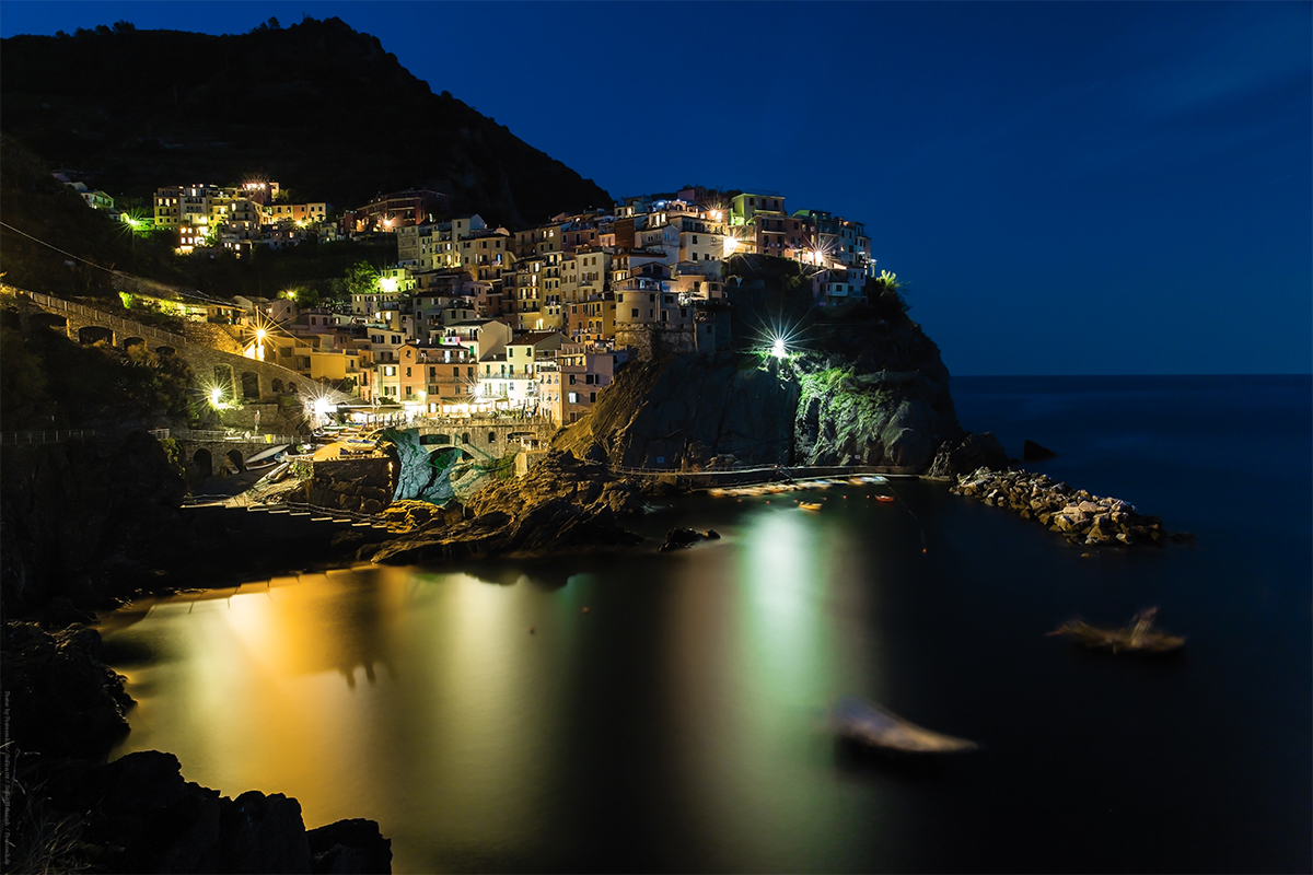 Manarola bei Nacht