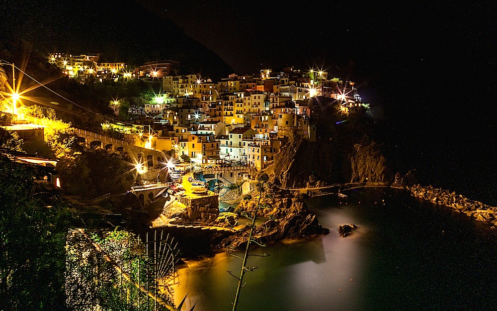 Manarola bei Nacht