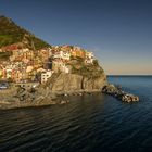 Manarola im Sonnenuntergang