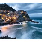 Manarola in blue