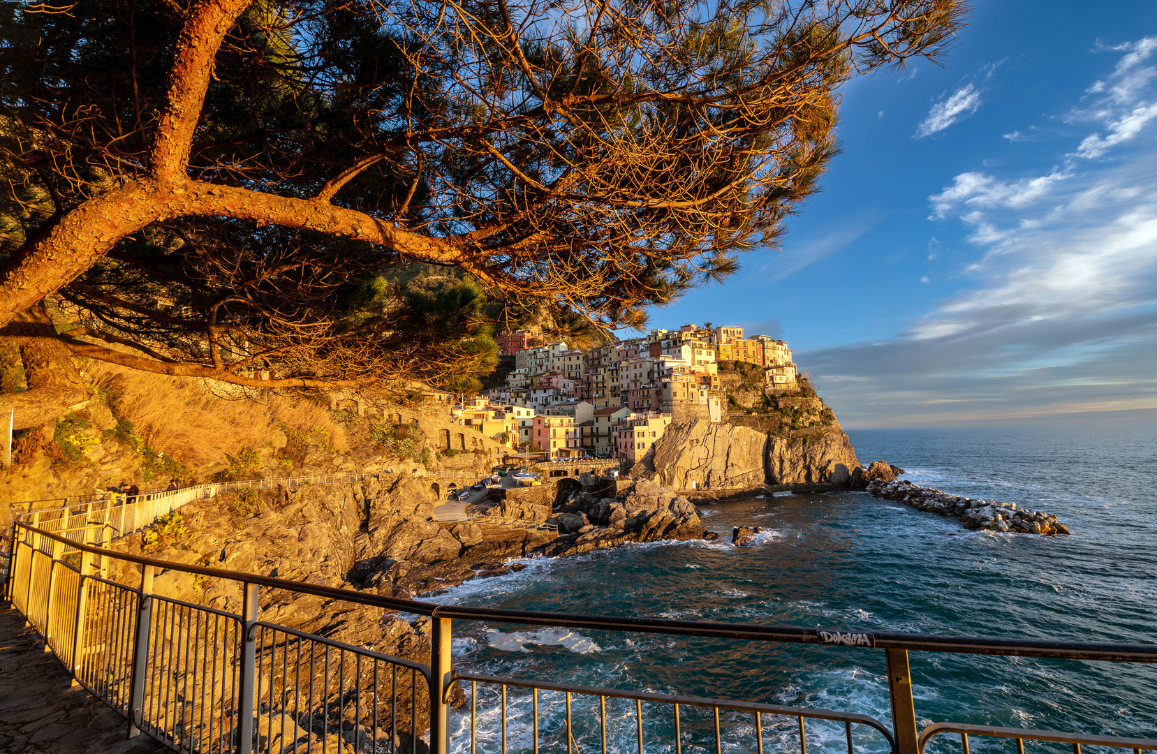 Manarola verso il tramonto