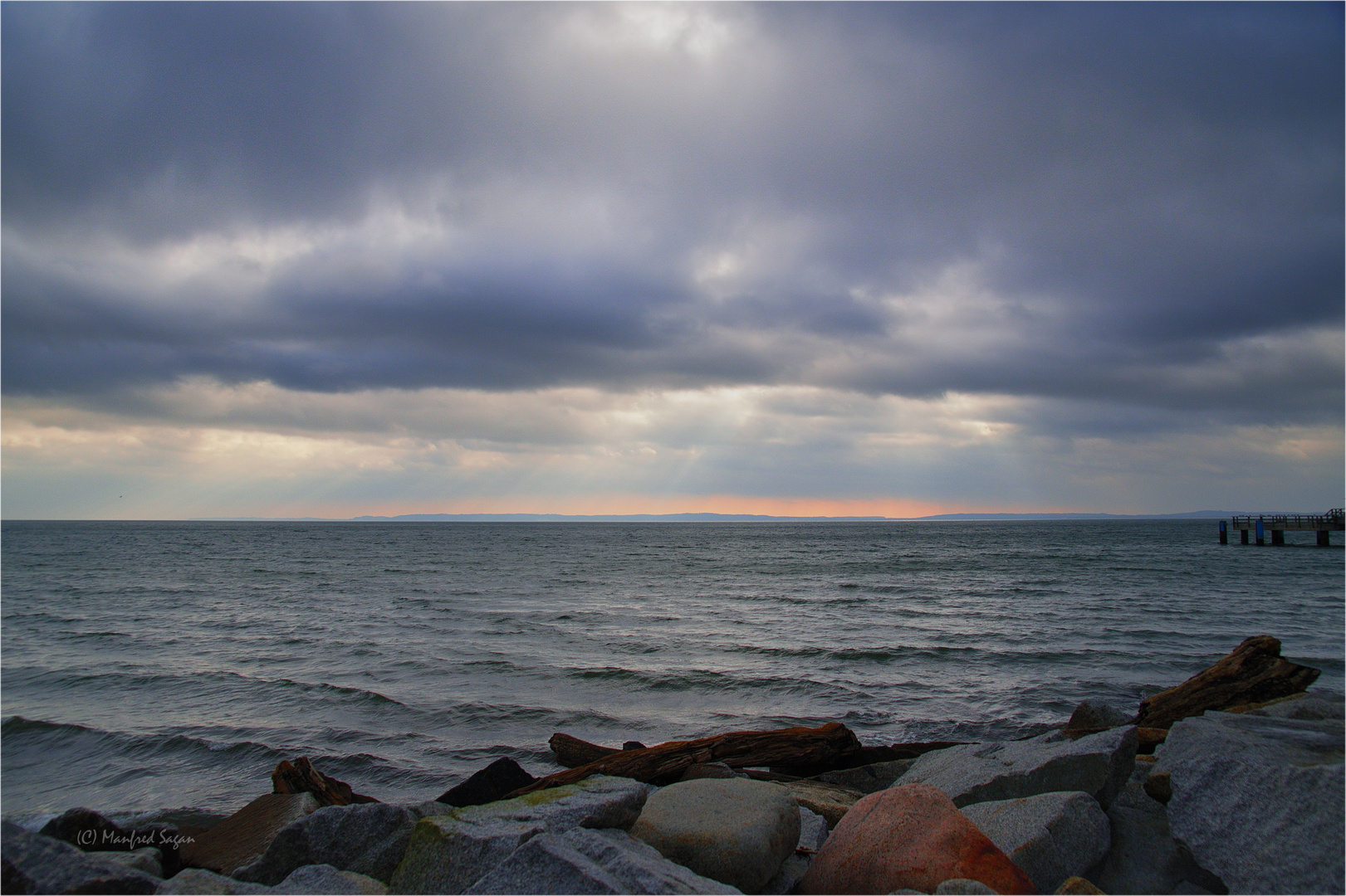 Manchmal braucht man eine kurze Pause am Meer... 