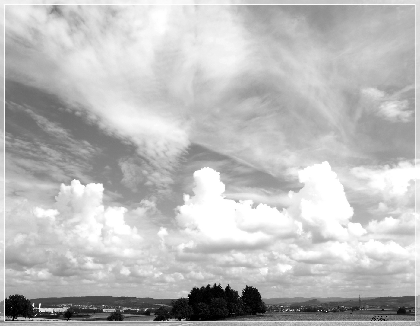 manchmal erdrücken Wolken..........