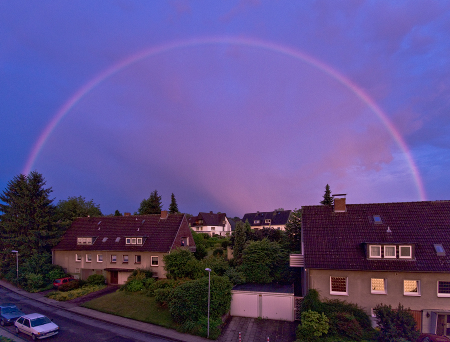 Manchmal freut man sich über Regen