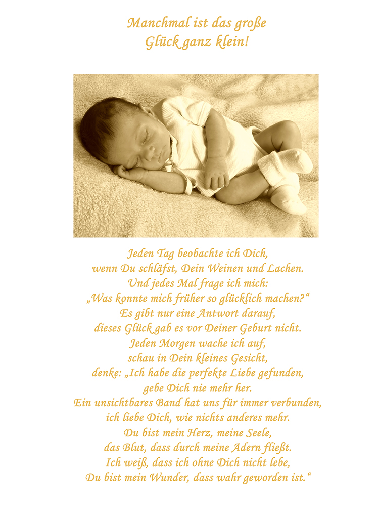 Manchmal ist das große Glück ganz klein Foto & Bild kinder, babies