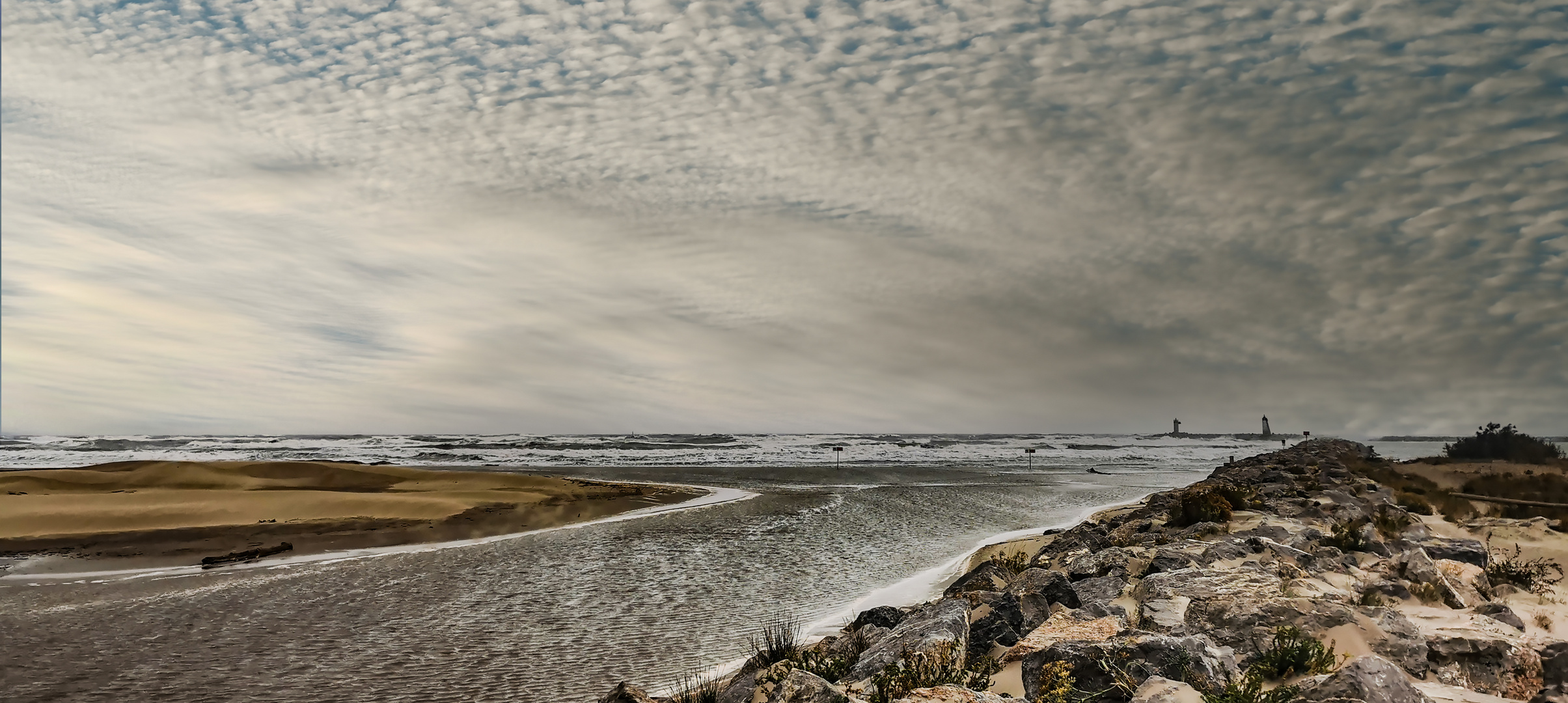 Manchmal ist Meer auf dem Strand