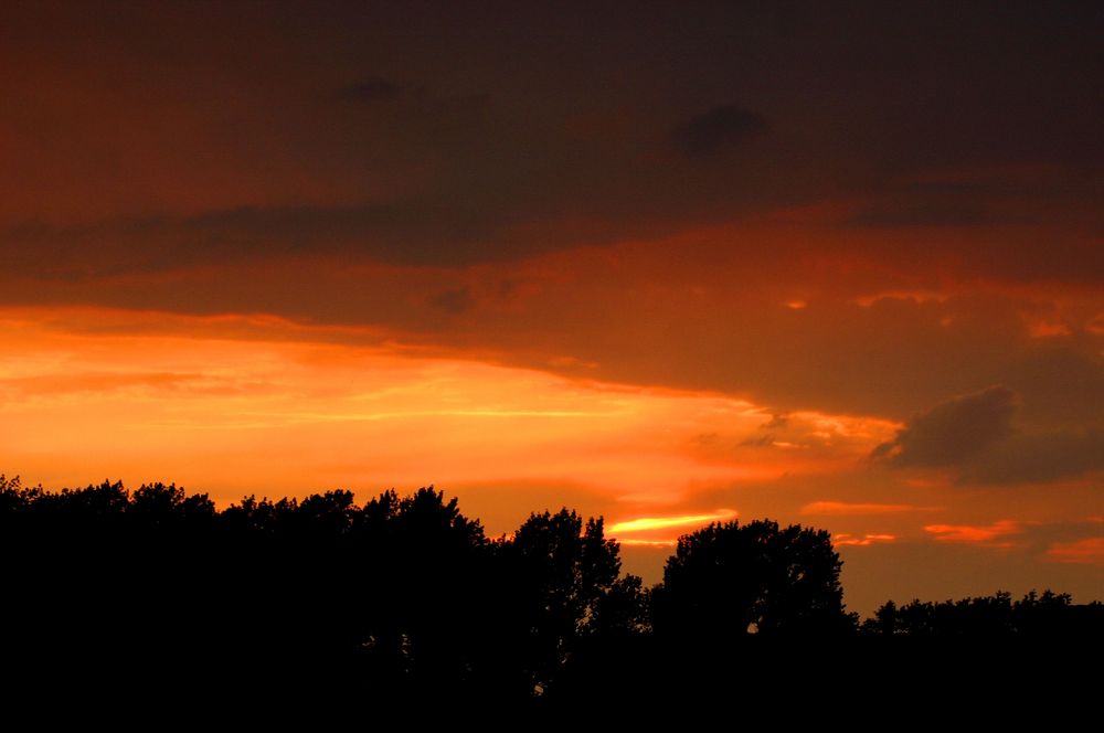 manchmal sieht der Himmel richtig himmlisch aus