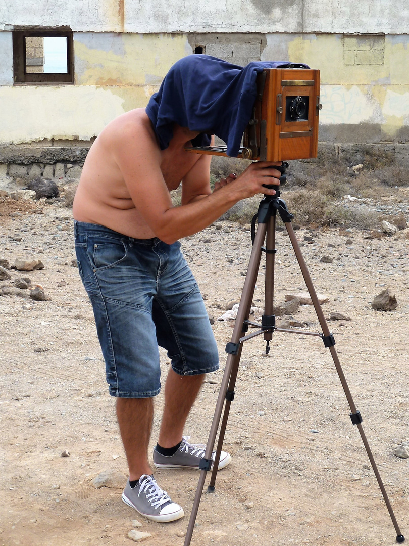 Manchmal trifft man solche Fotografen...