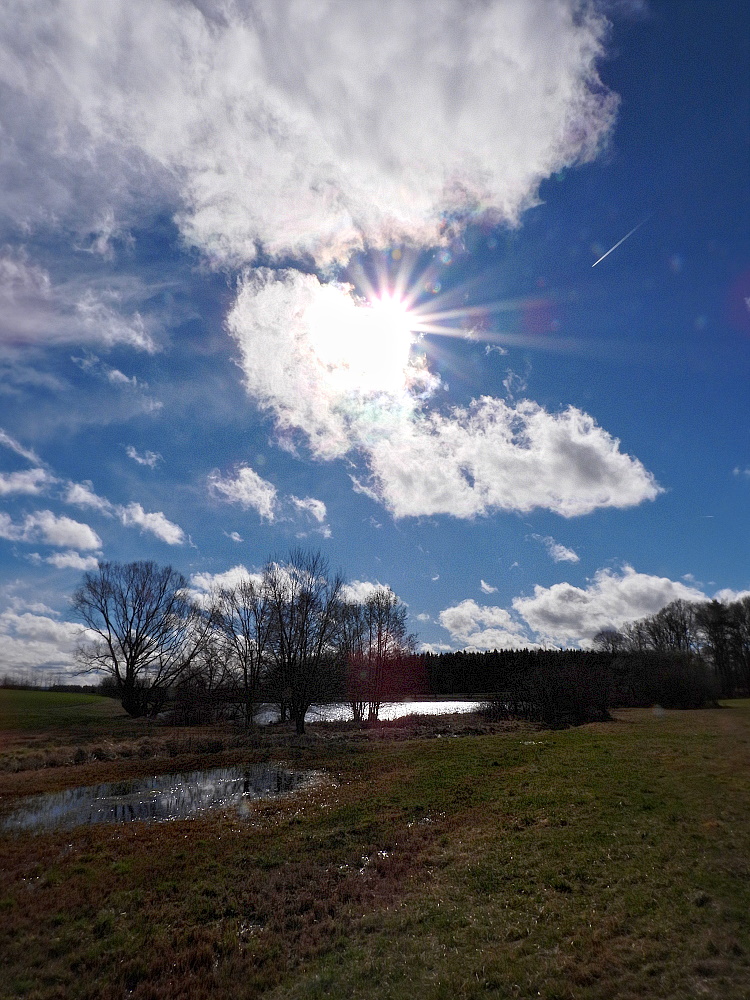 Manchmal zeigt sich auch die Sonne...