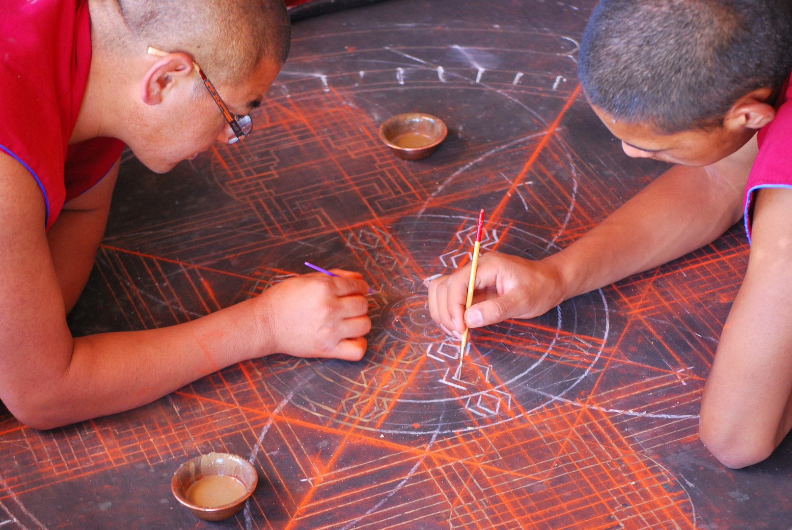 Mandala in Thiksey