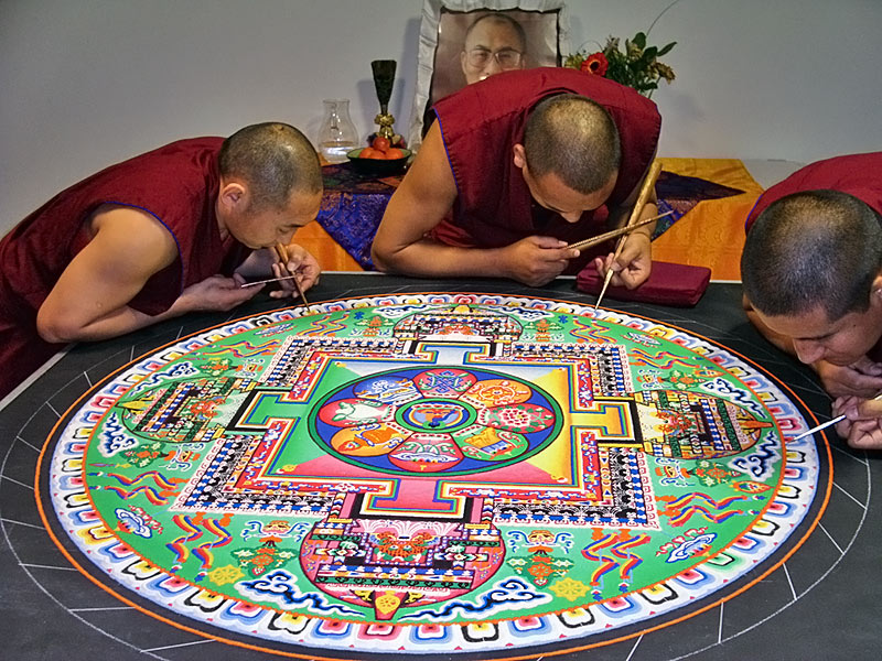 Mandala Sand painting