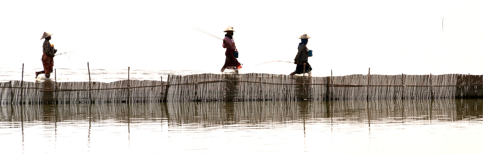 Mandalay (Amarapura) U-Bein Brücke / Mandalay (Amarapura) u-bein bridge