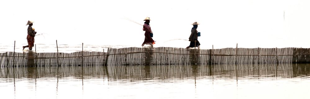 Mandalay (Amarapura) U-Bein Brücke / Mandalay (Amarapura) u-bein bridge