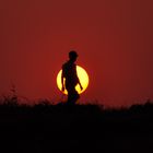 Mandalay - der Mann vor der Sonne