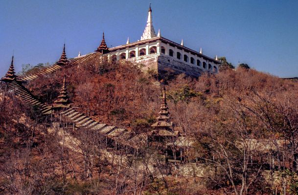 Mandalay hill panorama view