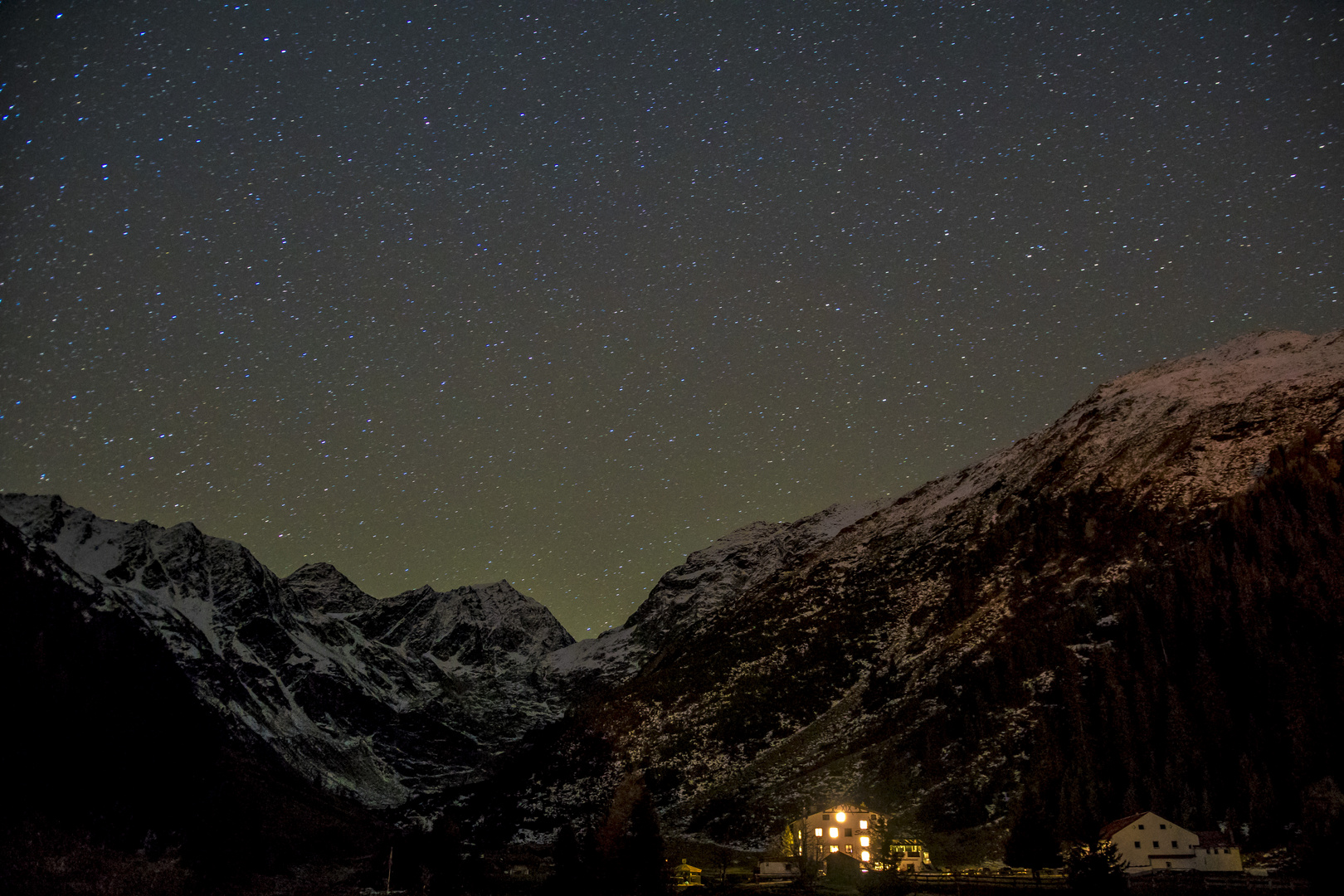 mandarfen bei nacht