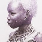 Mandari girl- ethiopia (detail)