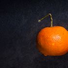 mandarine in dem regenschauer