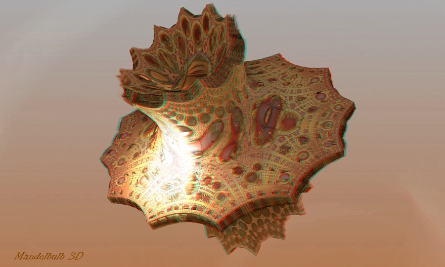 _ Mandelbulb 3D _ Anaglyphe _