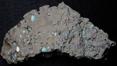 "Mandelstein-Basalt" vom Teigarhorn, Island - ein Tholeiithbasalt