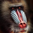 mandrill affe