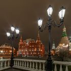 Manezhnaya Square bei Nacht