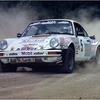 Manfred Hero im Porsche Turbo - Deutschland Rallye 1983