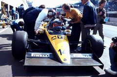 Manfred Winkelhock im ATS BMW Turbo Zolder /Belgien.