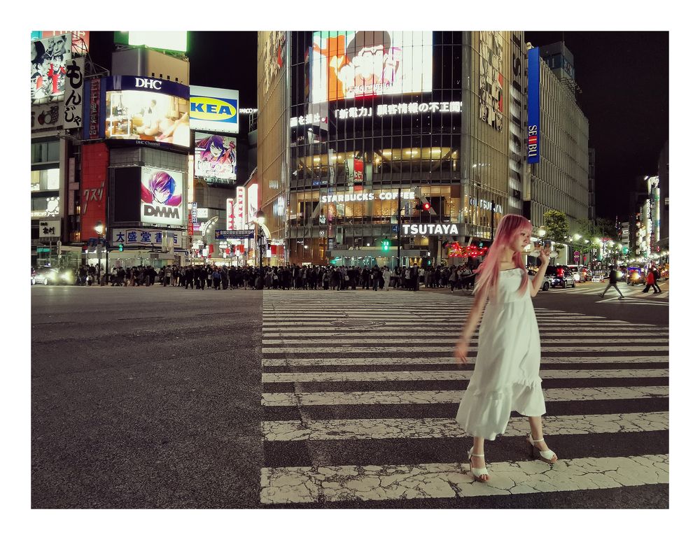 Manga Foto & Bild city, people, street Bilder auf