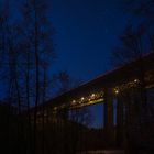 Mangfalltalbrücke der A8 unter Sternbild Orion