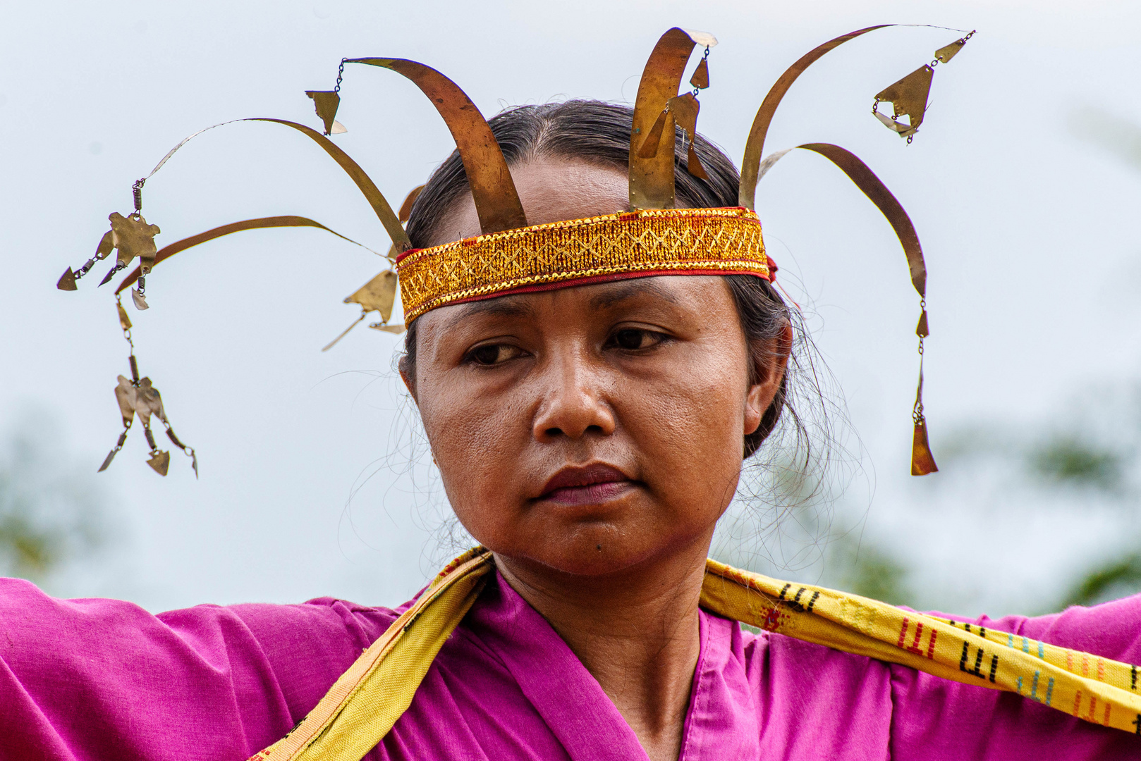 Manggarai-Frau beim Tetek Alu Tanz