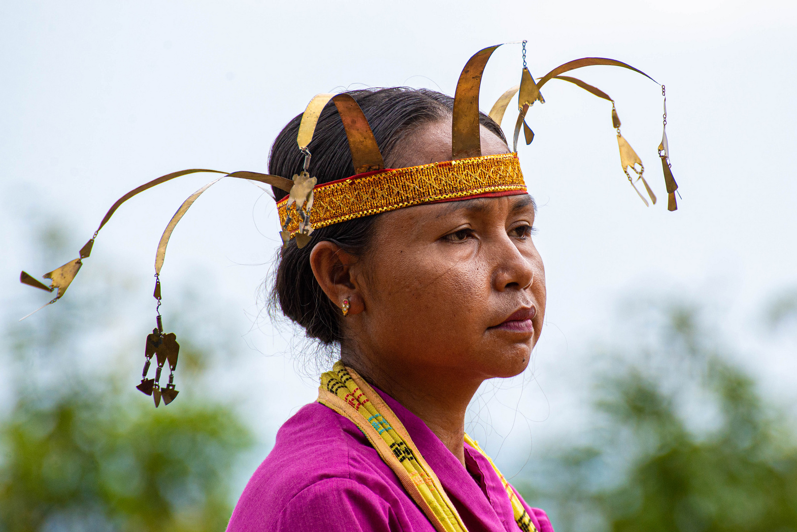 Manggarai-Frau beim Tetek Alu Tanz