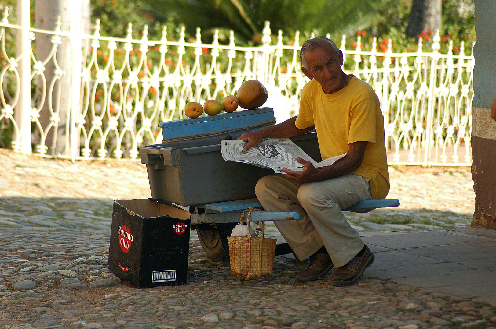 Mangoverkäufer in Trinidad de Cuba