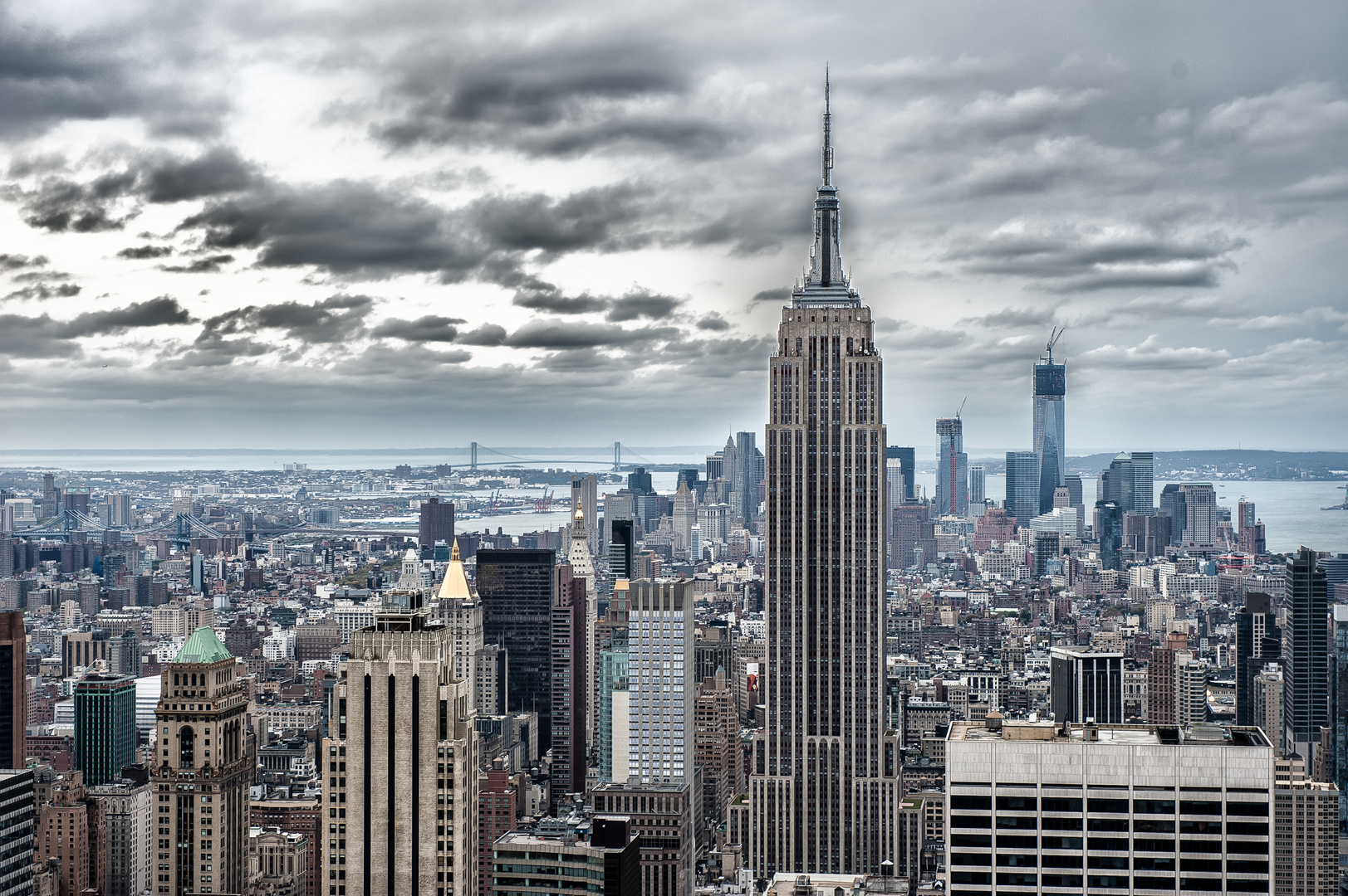 Manhattan 36 hours before Sandy came over NYC