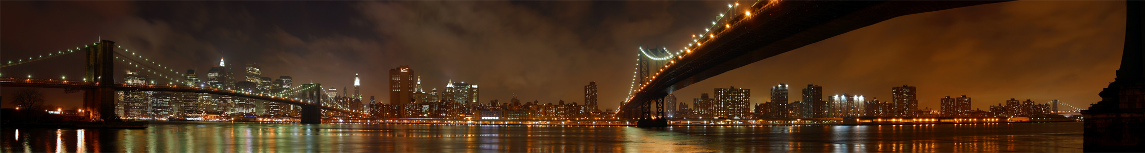 Manhattan at night