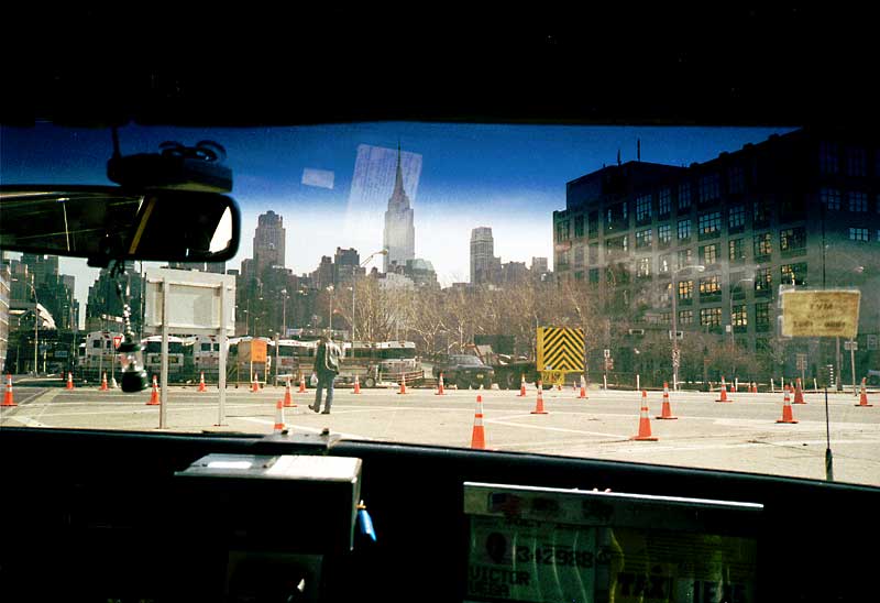 Manhattan aus dem Taxi
