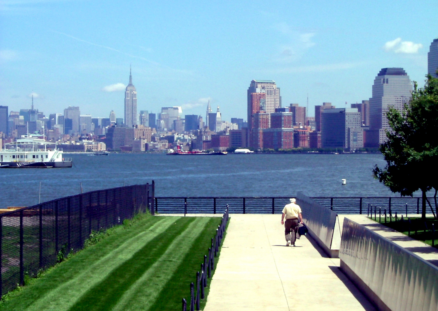 Manhattan aus Sicht Ellis Island