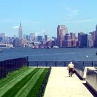 Manhattan aus Sicht Ellis Island