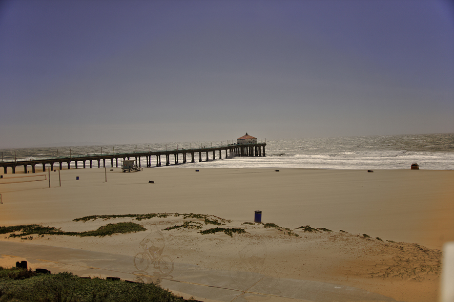 manhattan beach bei los angeles hdr