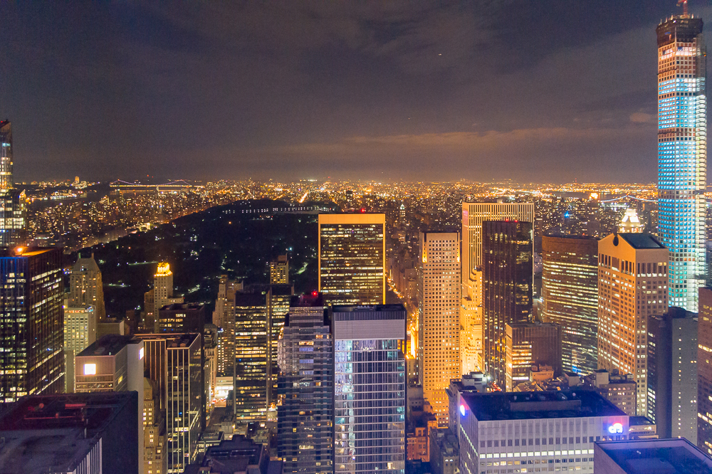 Manhattan bei Nacht