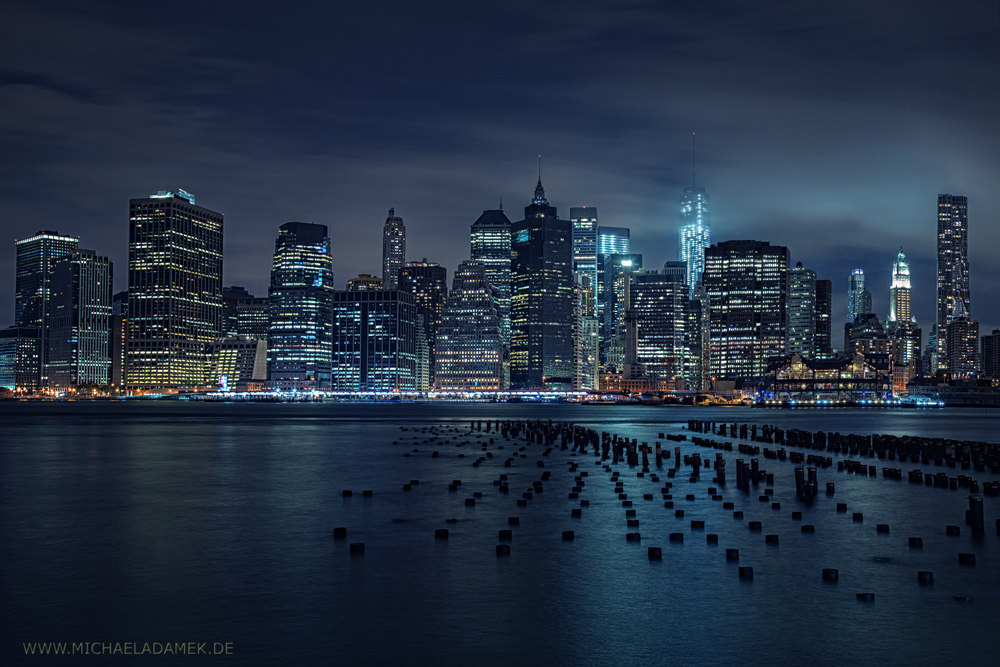 Manhattan bei Nacht