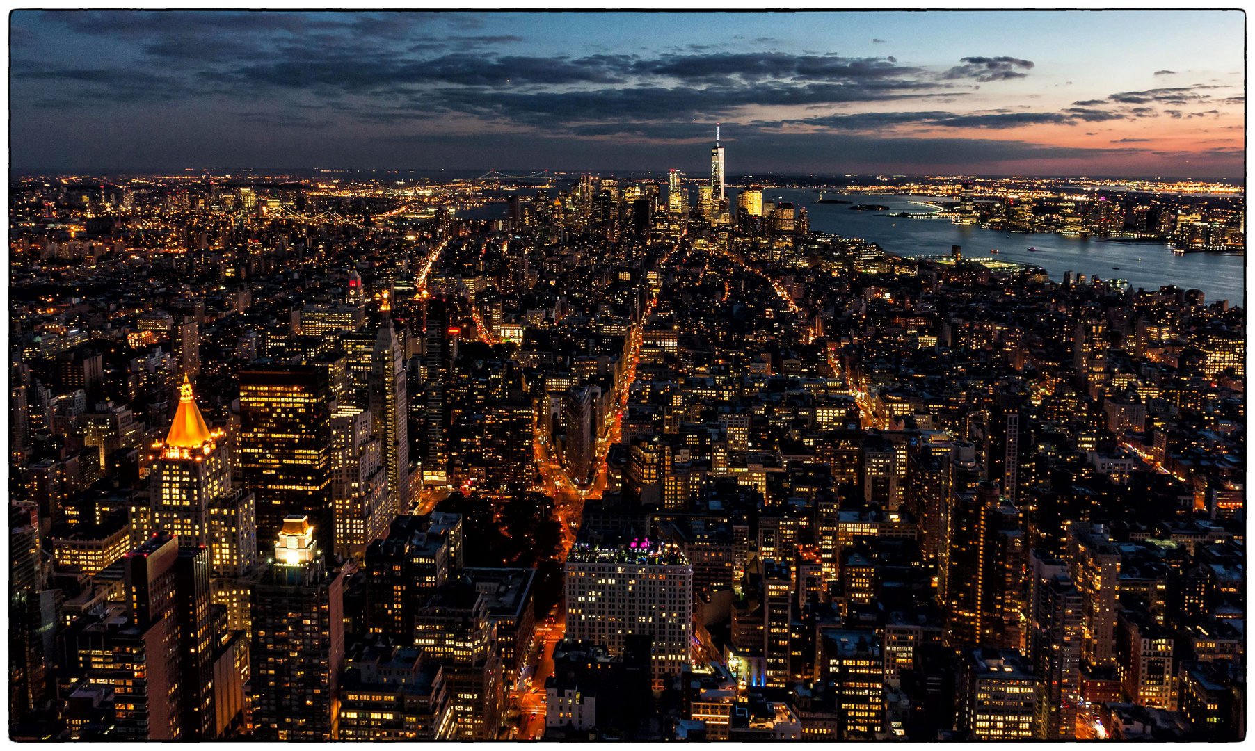 Manhattan bei Nacht