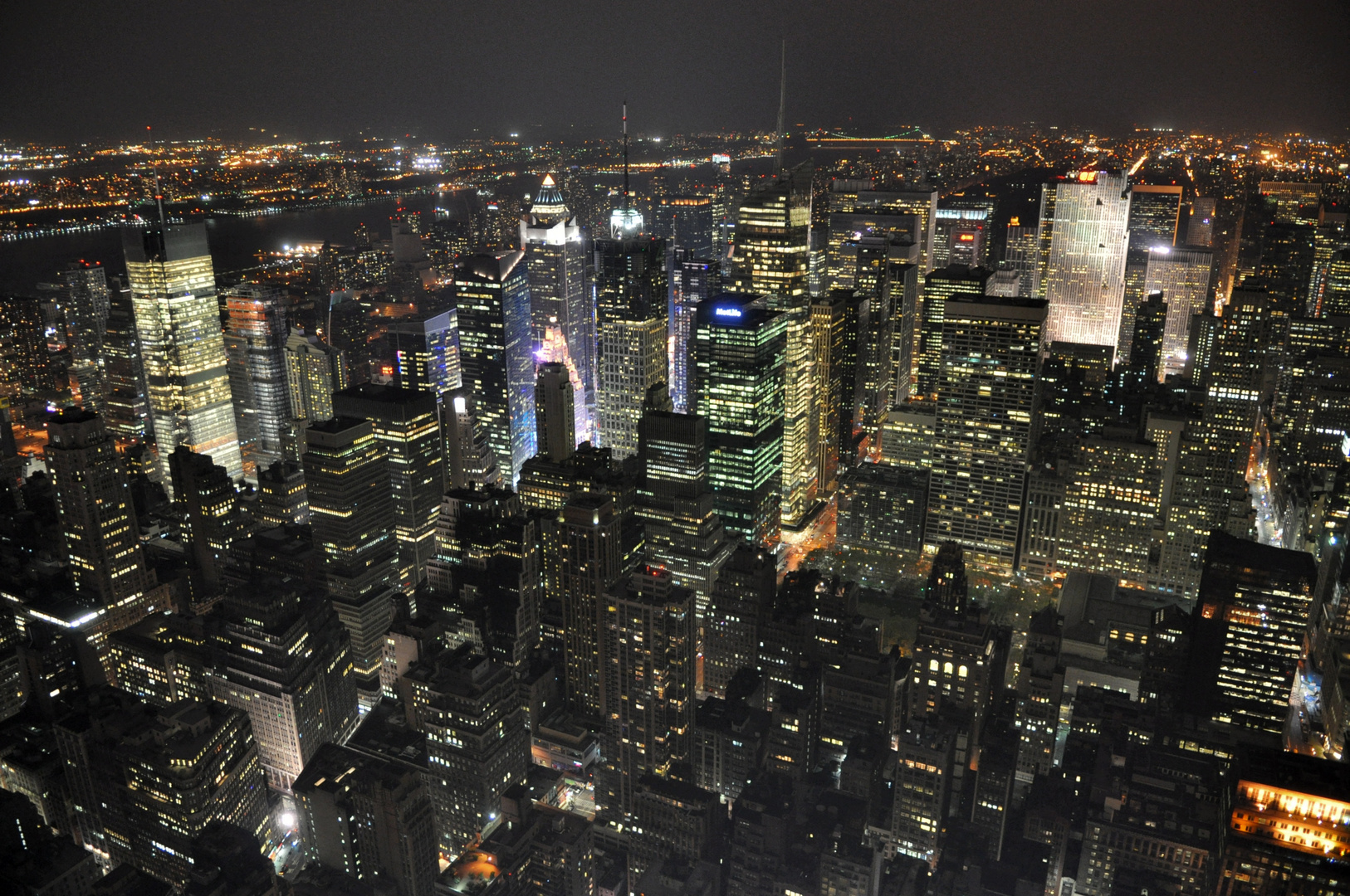 Manhattan bei Nacht