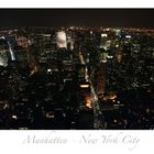 Manhattan bei Nacht