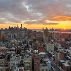 Manhattan  bei Sonnenuntergang 