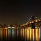 Manhattan Blick mit den 3 Brücken über den East River 