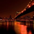 Manhattan Bridge @ night