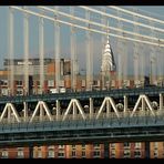 Manhattan Bridge und Chrysler Building